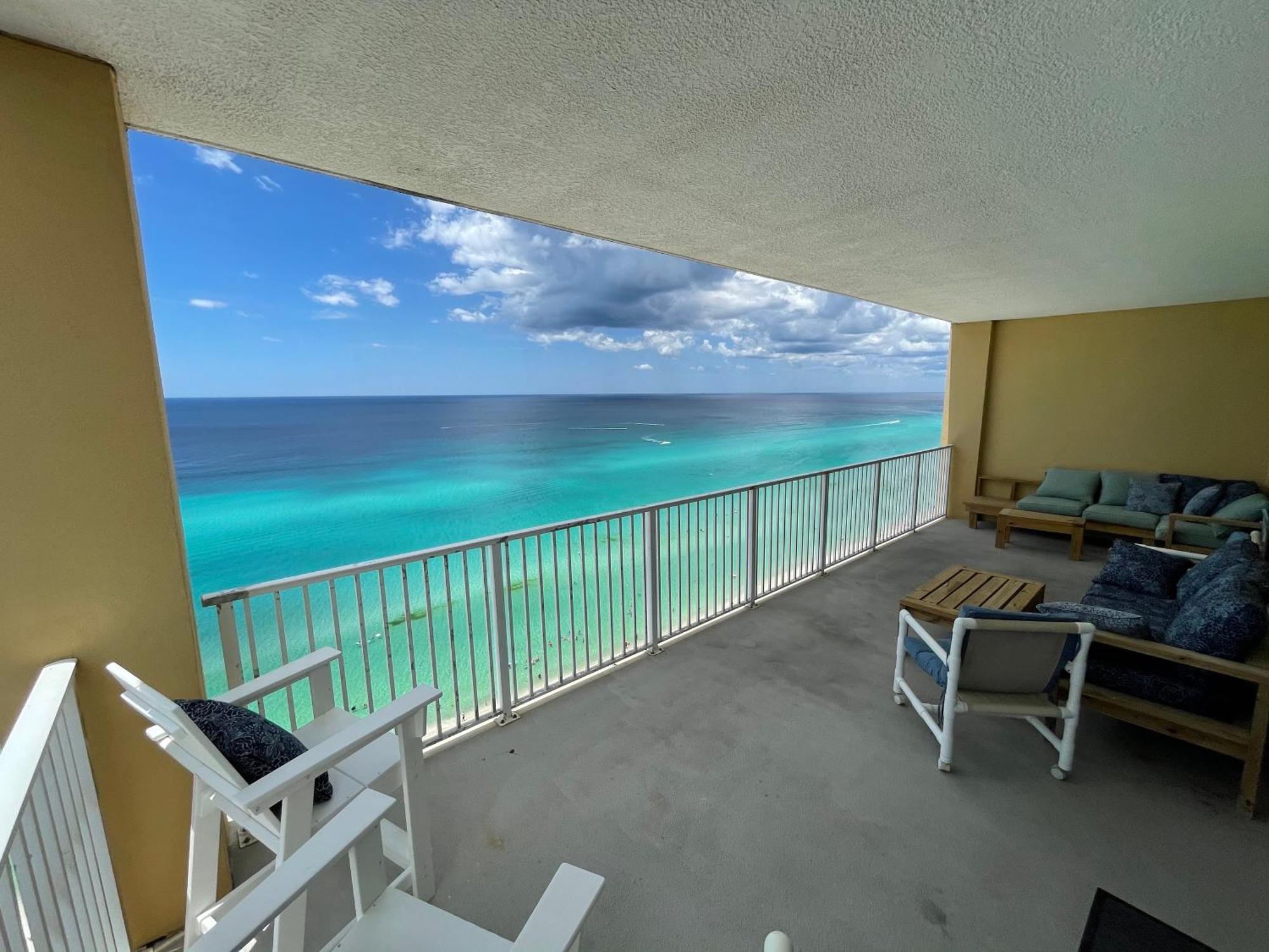 Tropic Winds 1701 Premium Corner Unit With 2 Parkings! Free Beach Chairs Service! Panama City Beach Exterior photo